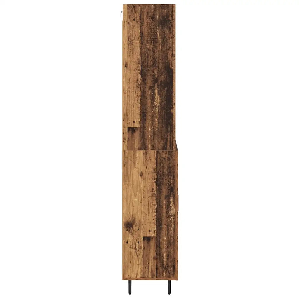 Credenza-Buffet-Armadio da cucina Legno vecchio 69,5 x 34 x 180 cm 597689