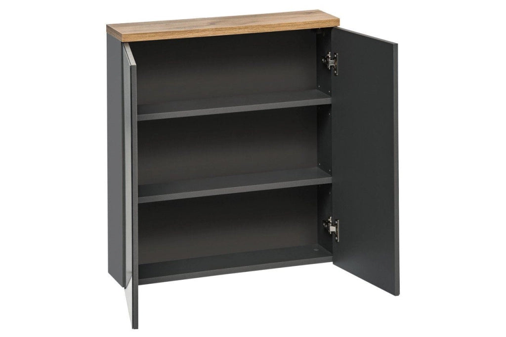 Mobile con specchio 60 cm 2 ante Bali Grafit 60 x 70 x 20 cm