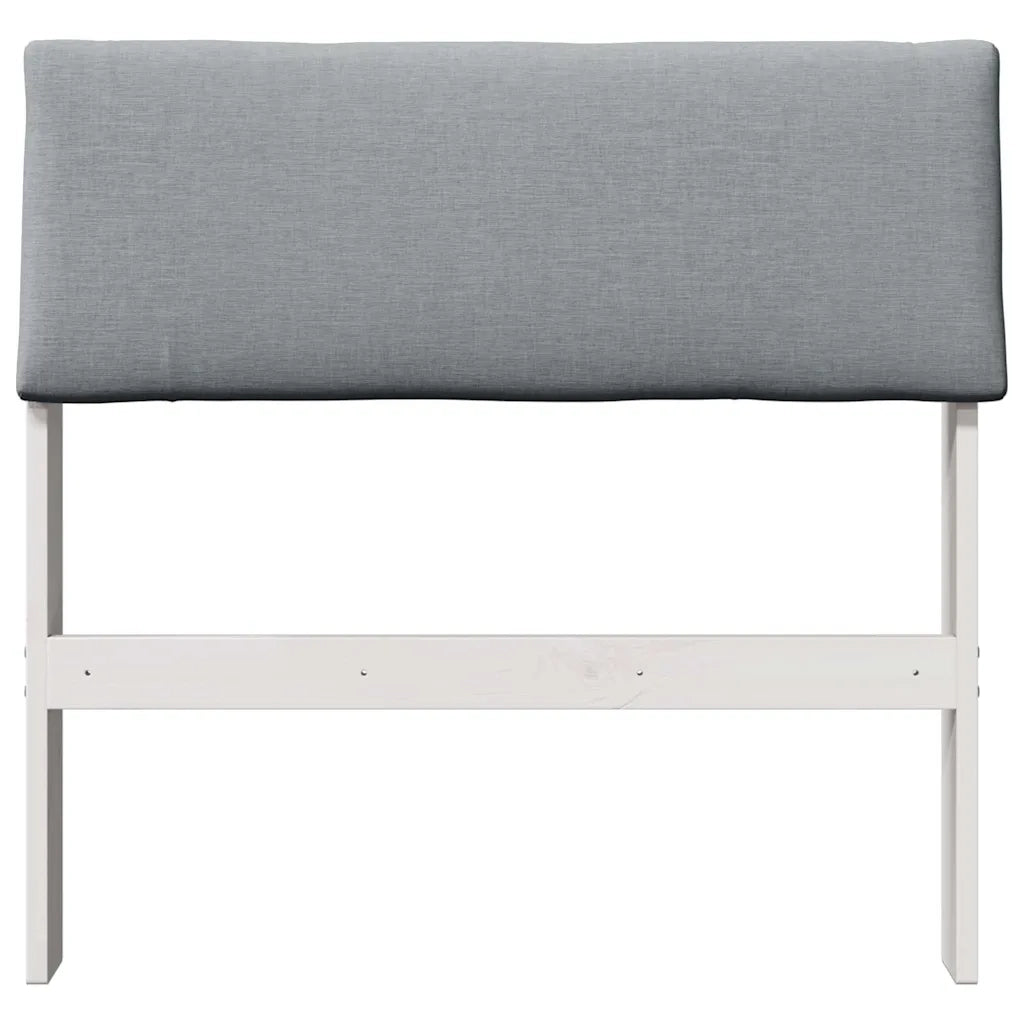 Testiera | Testata imbottita Grigio chiaro 75 cm Pino massello
