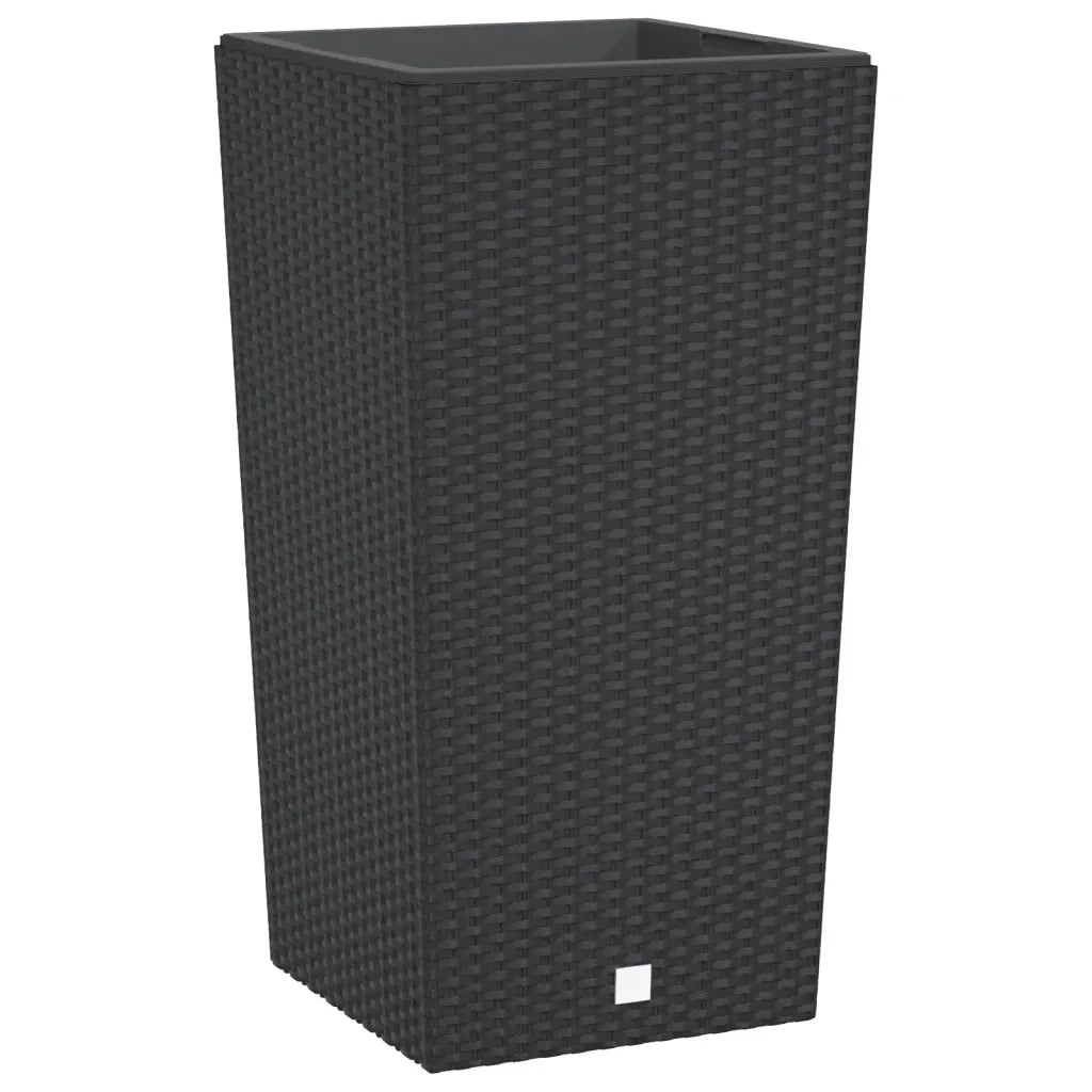 Fioriera con Interno Rimovibile Antracite 21 / 49 L PP Rattan 364675