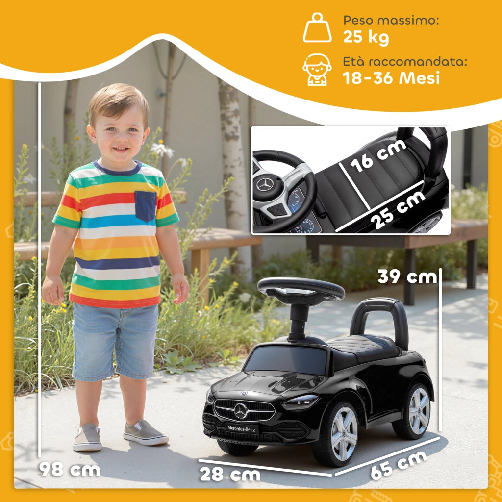 Auto per Bambini ¨C Minimal ¨C Nero 65x28x39 cm