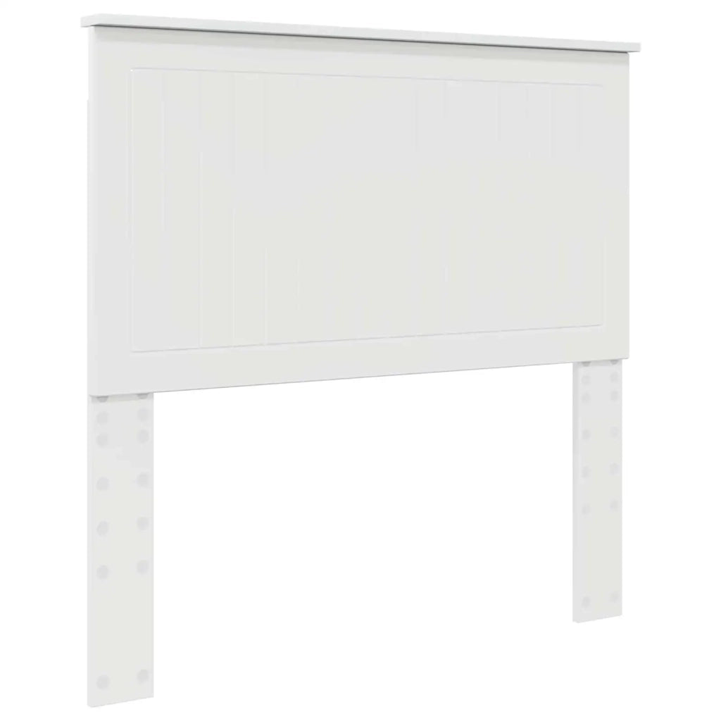 Testiera | Testata con Testiera | Testata Bianco Lucido 100 cm Legno multistrato