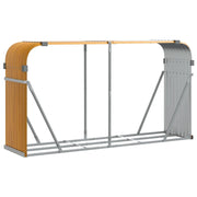 Portaceppi Effetto Legno 180x45x100 cm in Acciaio Zincato CFW5502119