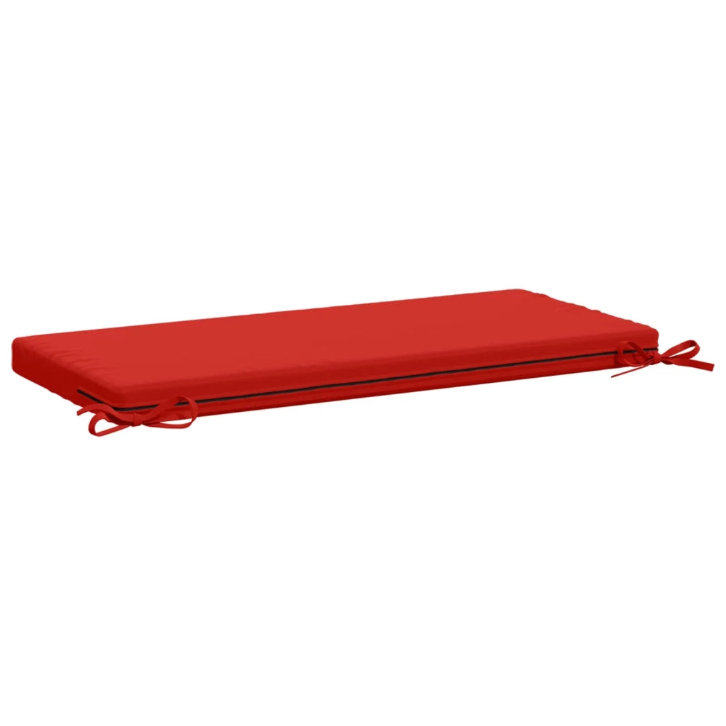 Cuscino per panchina SOEST 100% Poliestere Rosso 80 x 40 x 5 cm 948724