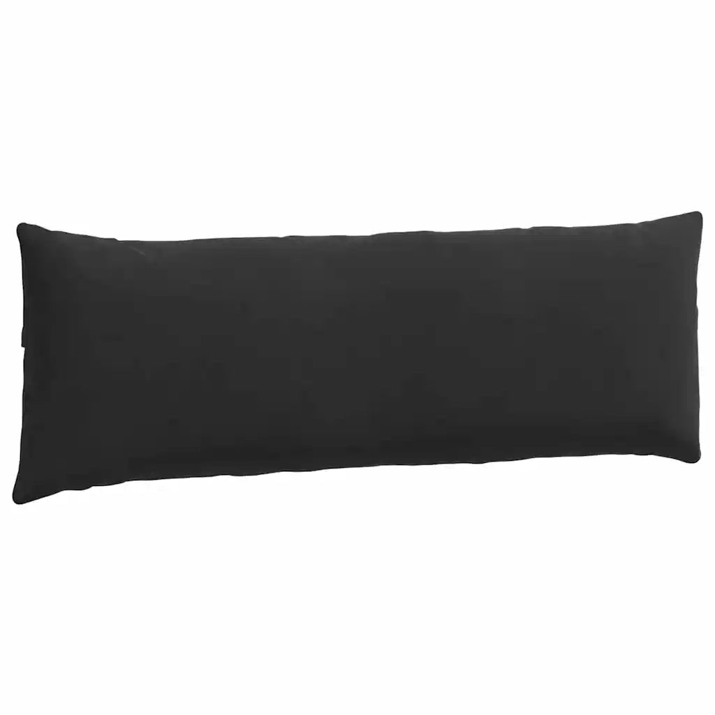 Cuscini da Divano 2 pcs Nero 120 x 40 cm Tessuto in Cords 42013805