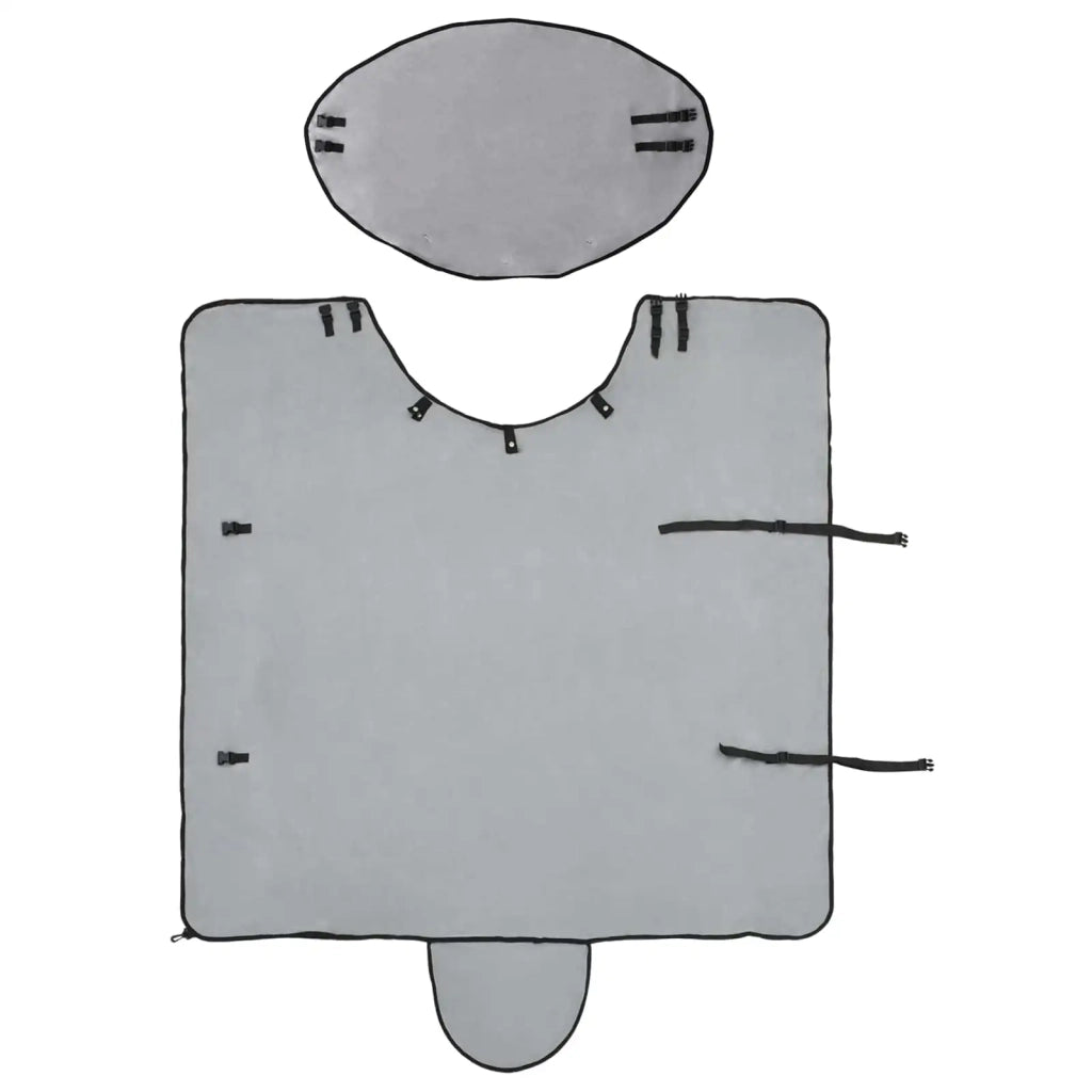Coperta per Cavalli Grigio chiaro e rosa completo 75 cm CFW5032099
