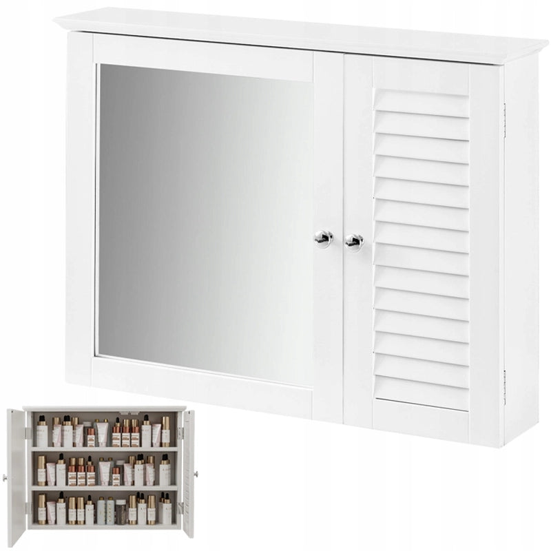 Armadietto da Bagno Bianco 69x15x49 cm Ideale per l’Organizzazione