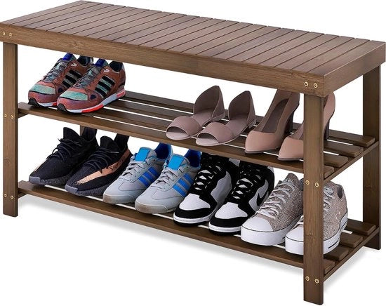 Banco da Scarpe in Bambù Moderno