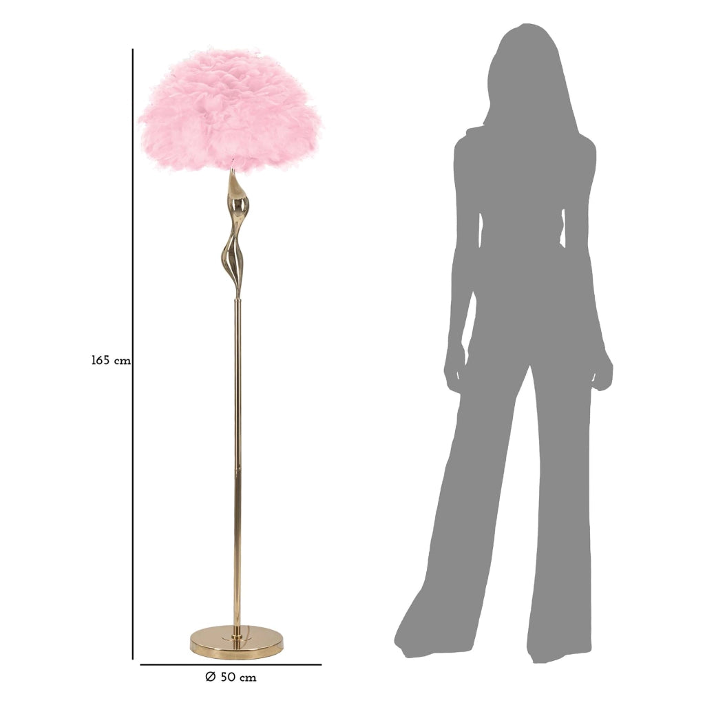 Skagwa, Lampada da Terra Necessaria 1 Lampadina, Rosa