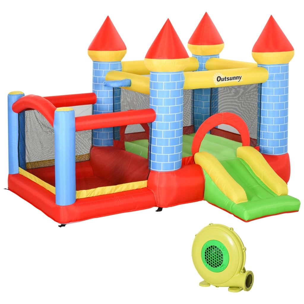 Letto gonfiabile per bambini con scivolo ¨C Minimal ¨C 280x260x210 cm multicolore