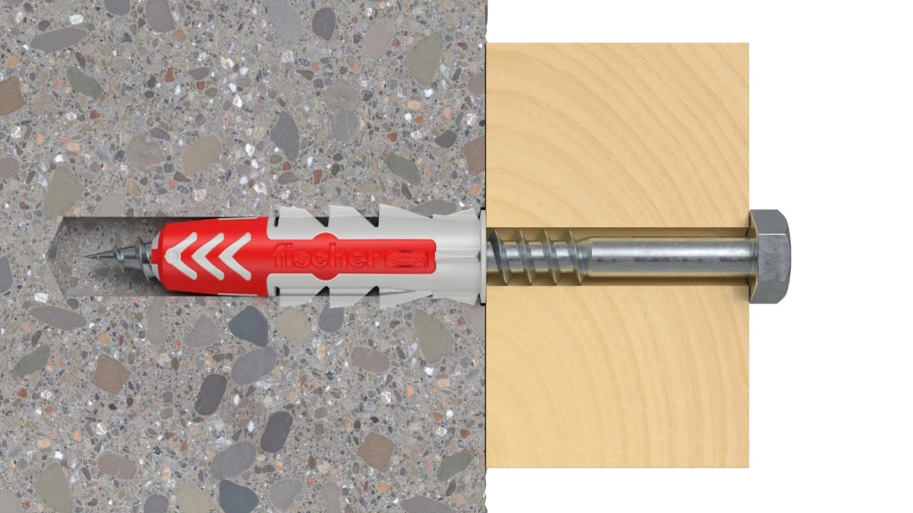 Tassello con Vite 8 S Vite Fischer Duopower 50 Pezzi Ø 8 x 40 5 x 50 mm