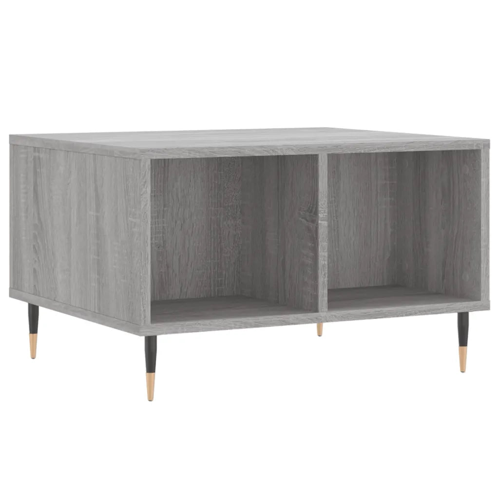Tavolino da Salotto-Tavolino da soggiorno-Tavolo grigio sonoma 60x50x36,5 cm in Multistrato 517857