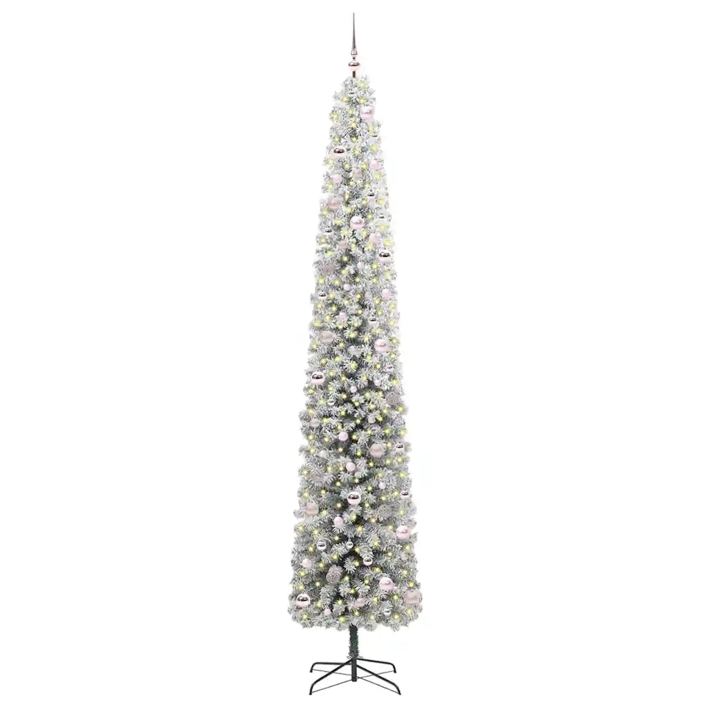 Albero di Natale artificiale con 300 LED Verde 270 cm 3395055