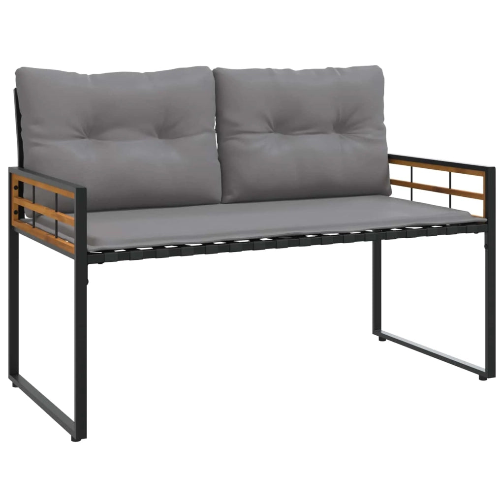 Panchetta in Legno a Strati Grigio chiaro 114 x 55 x 77 cm CFW5228365