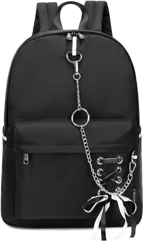 Borsa da scuola per bambini, modello Wadirum, colore nero