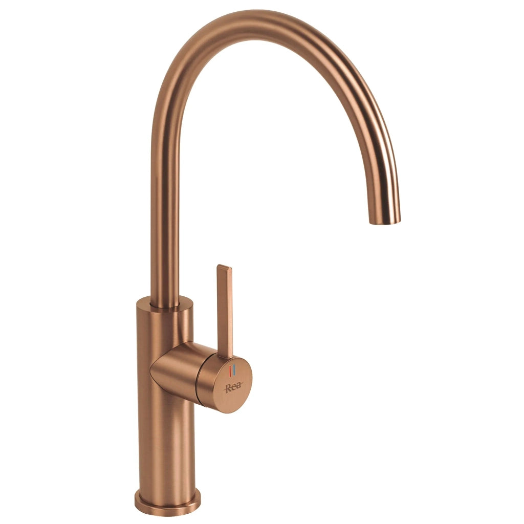 Rubinetto Da Cucina Rea Rivo Brush Copper