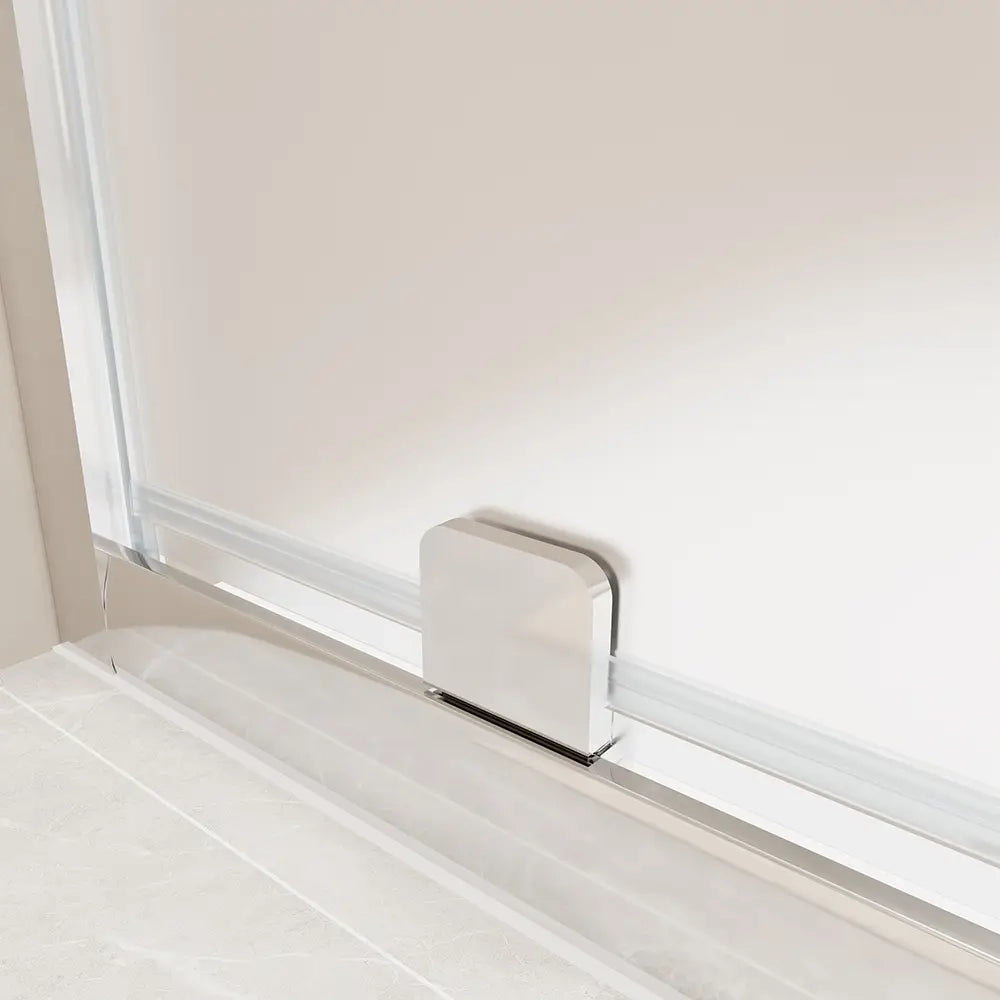 Box doccia 75x90 cm angolare apertura a battente vetro 6mm opaco | Apulia