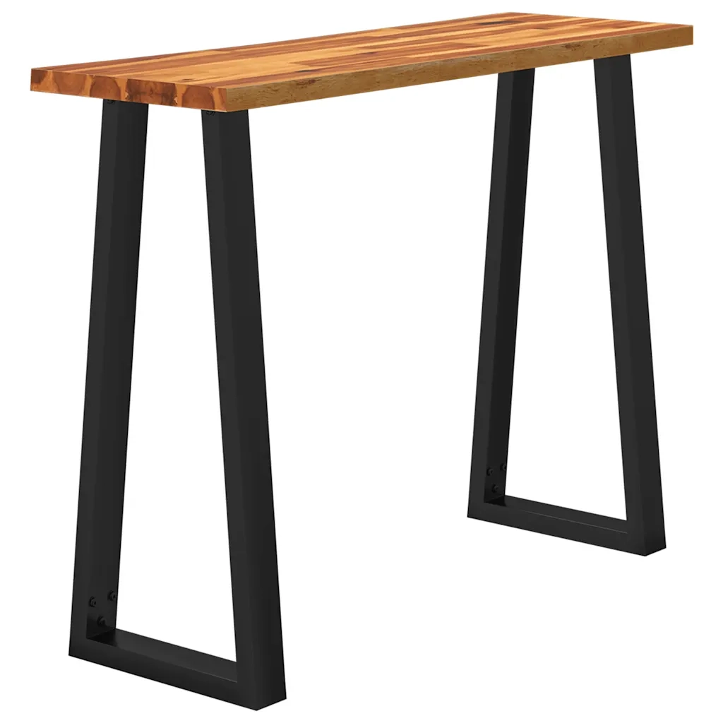 Tavolo Consolle Bordi Vivi 110x35x80 cm Legno Massello Acacia 353296