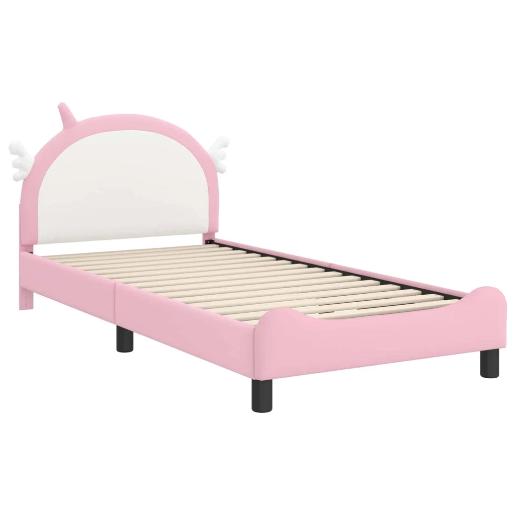 Struttura letto bambini con testata-Giroletto per bambini Rosa 80 x 200 cm PU 326474