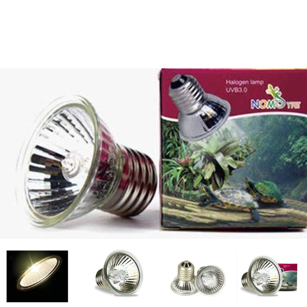 Trade Shop - Lampada Giorno Per Rettili Tartarughe Terrario 50w Luce Solare Raggi Uva+uvb 3.0 -