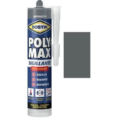 BOSTIK POLYMAX SIGILLANTE  ANTRACITE ML 280