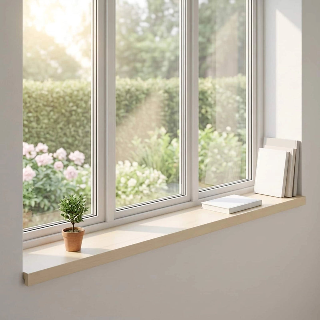 Soglie per finestre 2 pz Bianco 110 x 20 x 2 cm 42049900