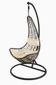 Poltrona Sedia Appesa Pensile Rattan Intrecciato 79X70X120 - Biacchi Ettore