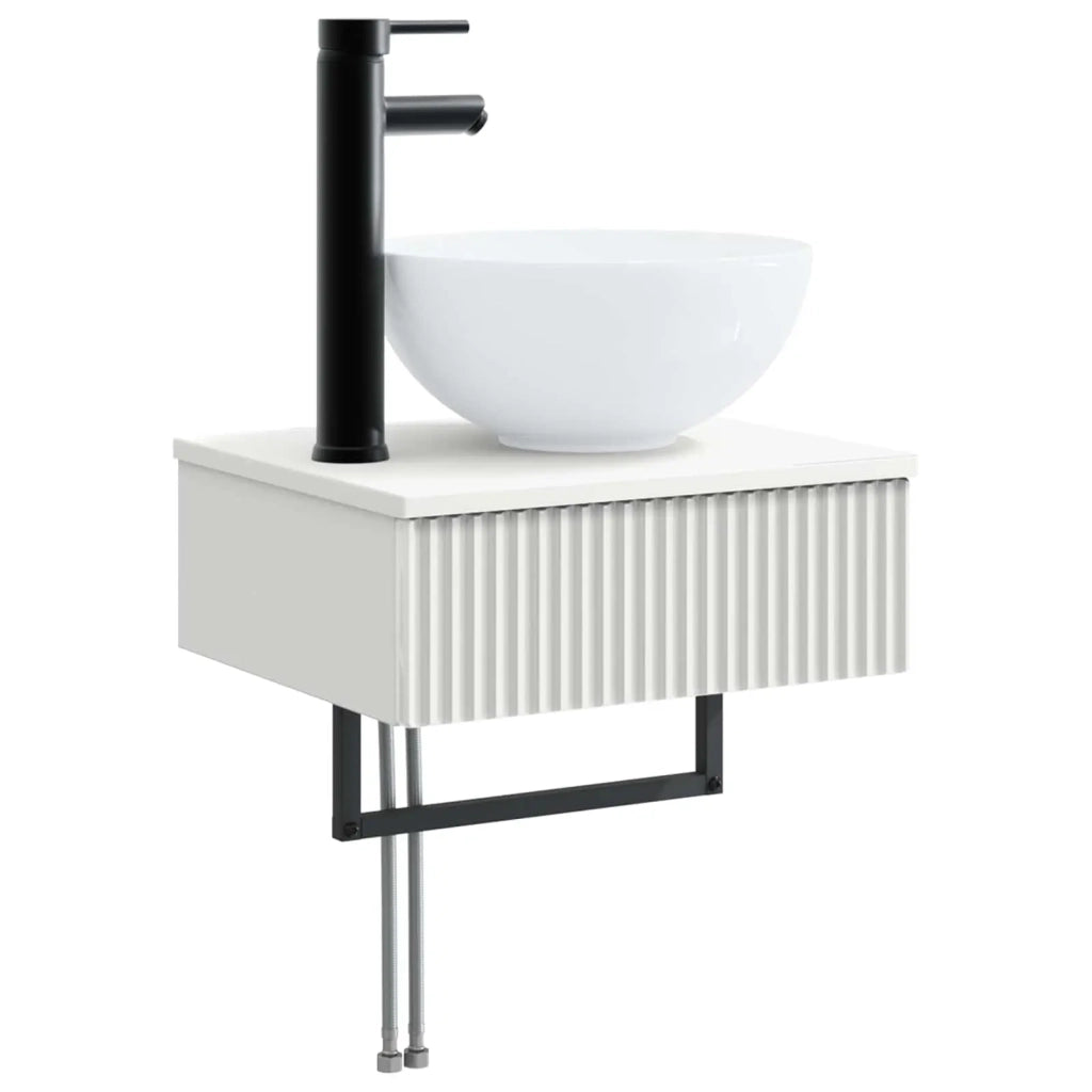 Set di mobili per il bagno 6 pcs Bianco 3407119