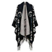 Sciarpe da donna all'ingrosso, scialli grandi in jacquard con nappe semplici