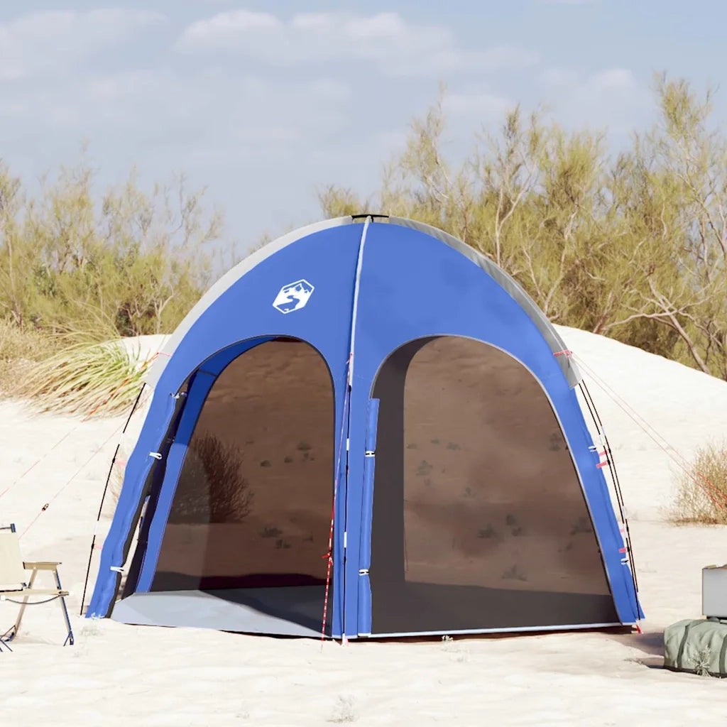Tenda da Piscina con tetto-Tenda Spiaggia per Piscina Blu Azzurro 366 x 305 x 231 cm