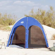 Tenda da Piscina con tetto-Tenda Spiaggia per Piscina Blu Azzurro 366 x 305 x 231 cm