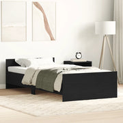 Giroletto senza Materasso Rovere Nero 75x190 cm in Truciolato 862312