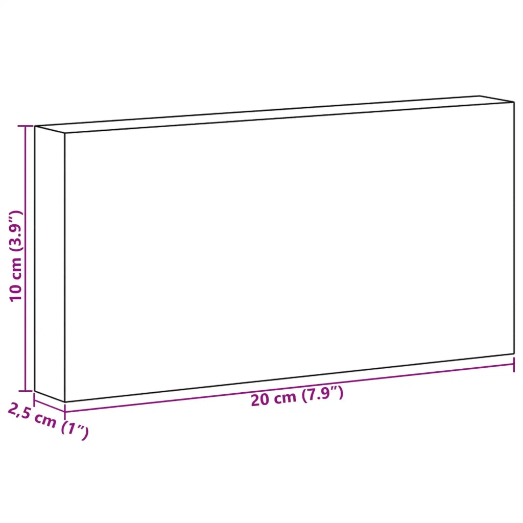 Pietre di Sale 20 pcs Rosa 20 x 2,5 x 10 cm Sale Rock 42052311