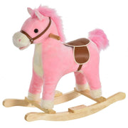 CAVALLO A DONDOLO PER BAMBINI 36-72 MESI ROSA