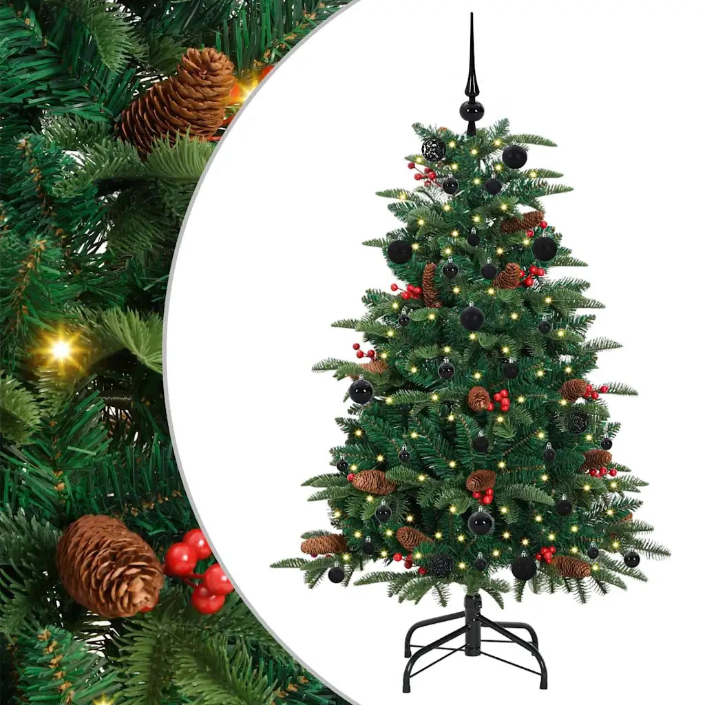 Albero di Natale artificiale con 150 LED Verde 150 cm 3395542