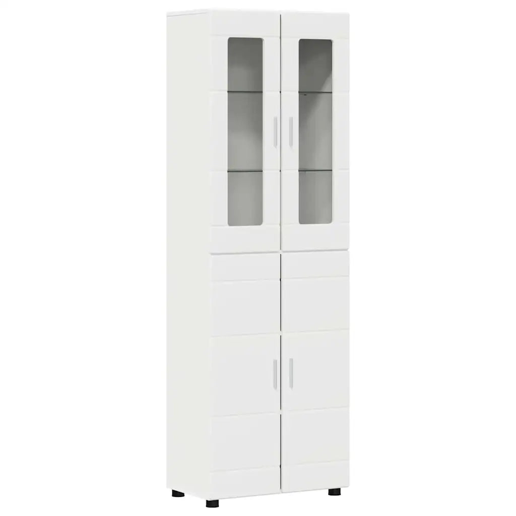 Set mobile TV con porta FLORIN 3 pcs Bianco Legno multistrato 3397994