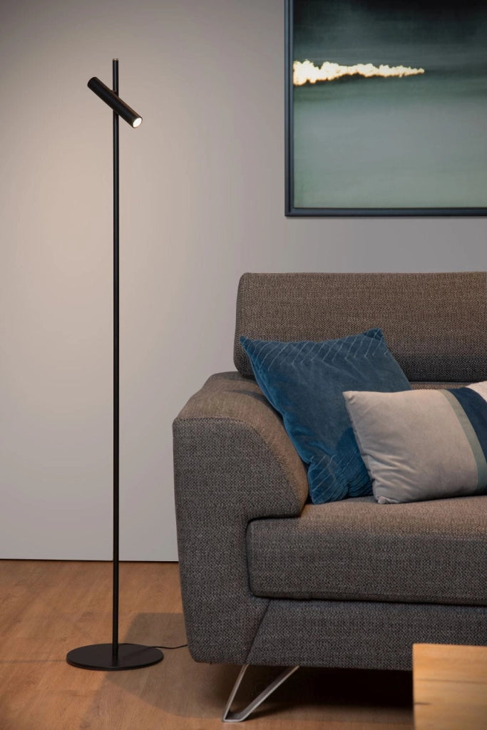 Lucide Philon lampada da terra LED 4,5W 3000K nera