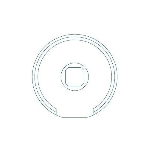 ADATTATORE TONDO PER RULLO Ø 50 MM VDS 43380/063 AUTOMAZIONE AUTOMATISMI NUOVO
