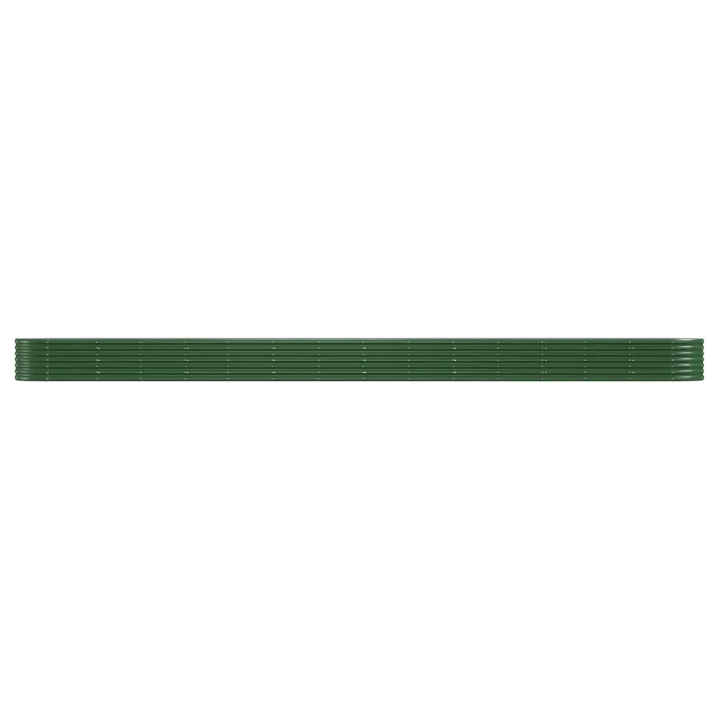 Letto Giardino Acciaio Zincato 620x80x36 cm Verde 318943