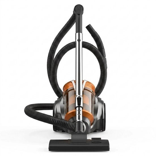 Aspirapolvere da Soglia con Potenza 3600W, 15000 Pa di Potenza di Suzione con Filtrazione Multi-Ciclonica - Aspirapolvere elettrico per pavimenti duri e tappeti - Cavo di 5 Metri - Regolazione della Potenza di Suzione