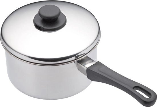 Piatto di acciaio inox di 12 cm di profondità