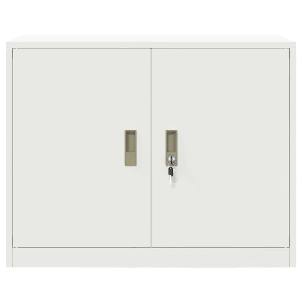 Armadio Bianco 90 x 40 x 70 cm Acciaio
