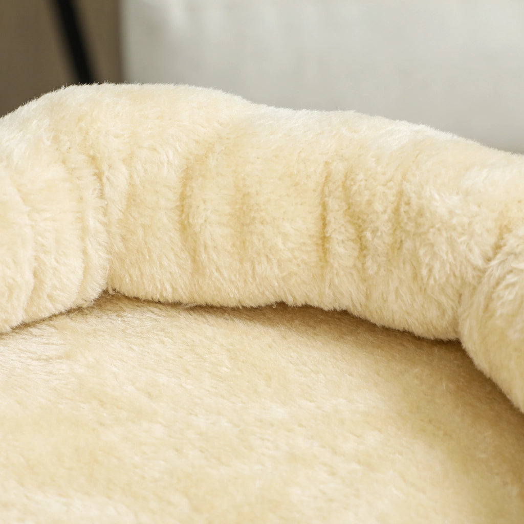 Torre per Gatti con Letto e Poste di Yute ¨C Minimal ¨C Beige 66 cm