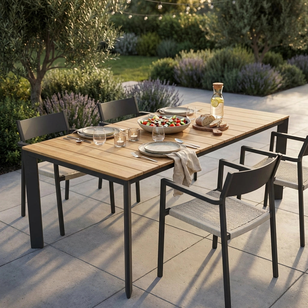 Tavolo da giardino allungabile 210/275x100 - FAELAN