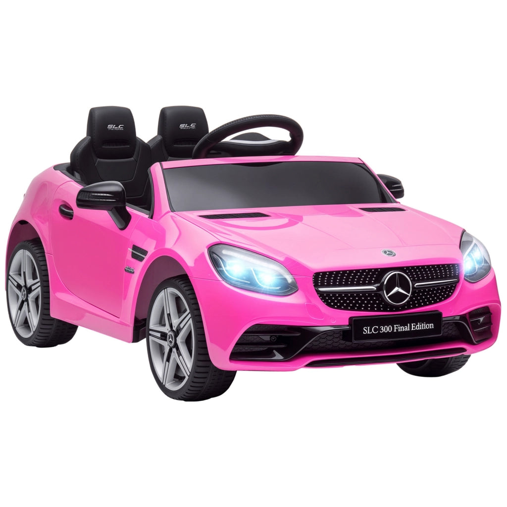 Auto Bambini Mercedes SLC 300 Elettrica 12V ¨C Zephmum ¨C Rosa con Telecomando