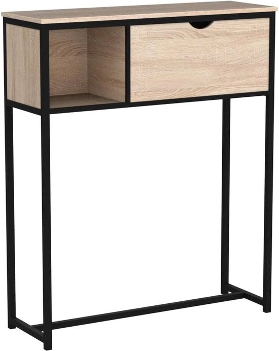 Console con contenitore con design industriale Detroit