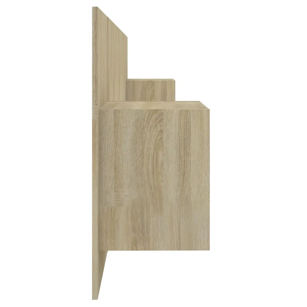 Testiera | Testata Letto con Armadietti Legno Multistrato Rovere Sonoma