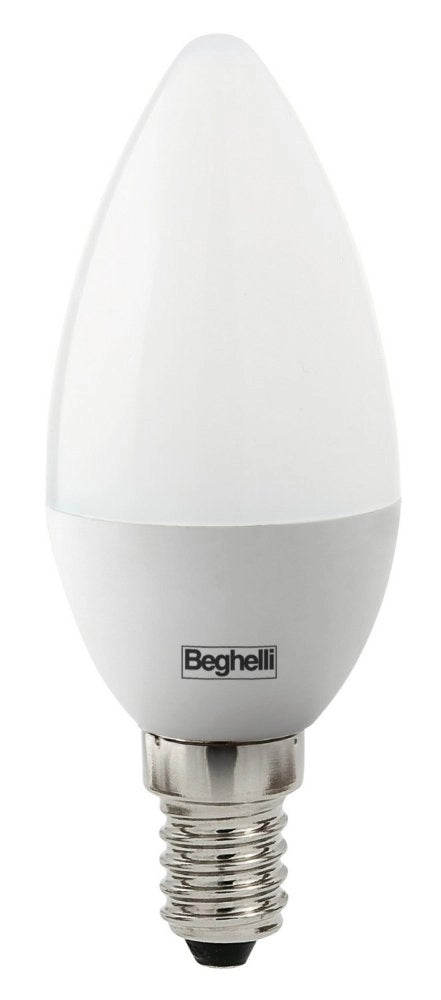 10pz beghelli lampadina a led forma oliva e14 w 5 fredda 4000k cod:ferx.94777