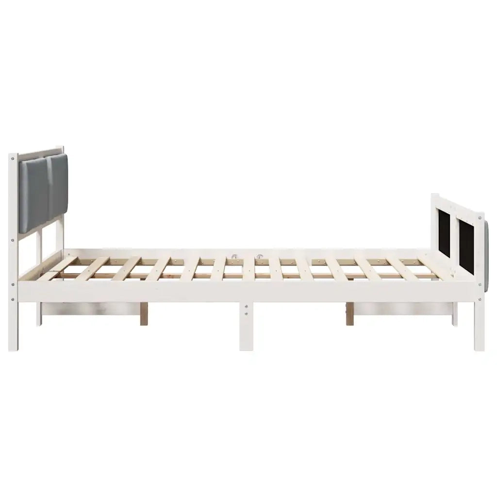 Struttura del letto-Giroletto Grigio chiaro 160 x 200 cm Tessuto 700692