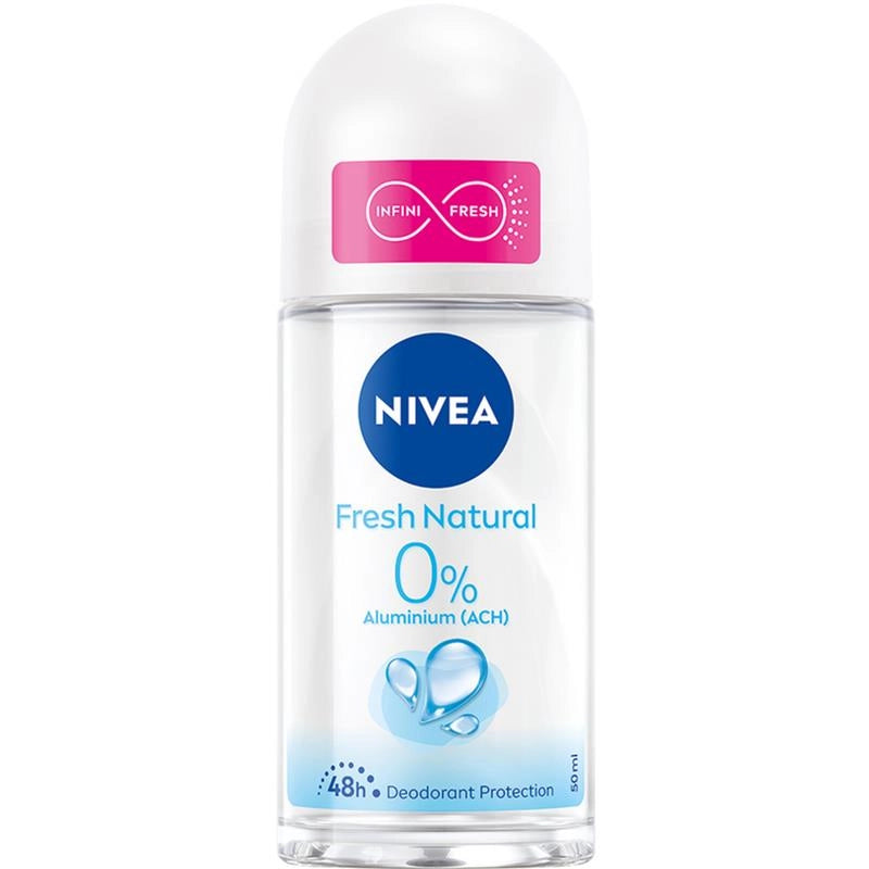 NIVEA DEODORANTE ROLL-ON NATURAL FRESH 48H DI PROTEZIONE PROFUMAZIONE FRESCA E DURATURA 50 ML